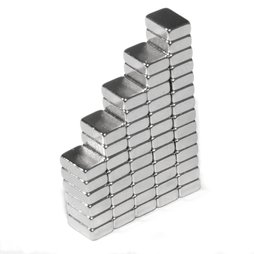 Q-06-04-02-HN, Block magnet 6 x 4 x 2 mm, neodymium, 44H, nickel-plated