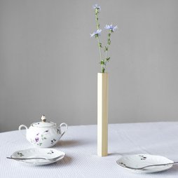 LIV-33, Vase magnétique érable, vase en bois d'érable, adhère magnétiquement sur une plaque en métal, en emballage cadeau