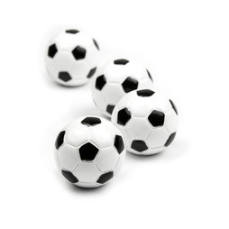 LIV-45, Kicker, decomagneten in de vorm van een voetbal, set van 4