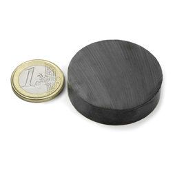 Scheibenmagnet Ø 40 mm, Höhe 10 mm