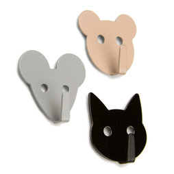 LIV-60, Magnethaken Tiere, magnetische Haken in Tierform, 3er-Set