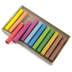 BA-008, Tafelkreide-Set bunt, zur Beschriftung von Wandtafeln, 12er-Set
