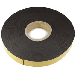 MT-40-STIC/25m, Magnetklebeband Ferrit 40 mm, selbstklebendes Magnetband, Rolle à 25 m