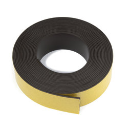 MT-40-STIC/05m, Magnetklebeband Ferrit 40 mm, selbstklebendes Magnetband, Rolle à 5 m