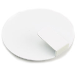 LIV-61/white, Magneethaken Solid, stijlvolle magnetische haken, set van 4, wit