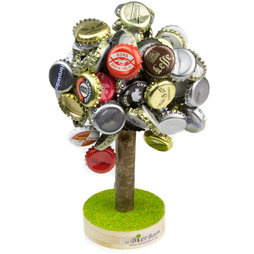 M-47, Bierboom groot, magnetische bierdopjes-verzamelaar, ideaal als aardigheidje voor feestjes, draagt tot 120 kroonkurken
