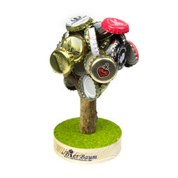 M-39, Albero della birra piccolo, raccoglitore magnetico di tappi a corona, ideale come regalino per le feste, raccoglie fino a 70 tappi a corona