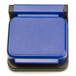 BA-013/blue, Clips magnétiques MAUL, autocollants, lot de 10, bleu