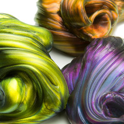 M-PUTTY-IRIS, Pâte à modeler intelligente Flip-Flop, brille de différentes couleurs, non magnétique !