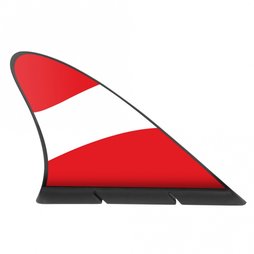 M-42/aut, Aileron de requin drapeau, drapeau magnétique pour la voiture, Autriche