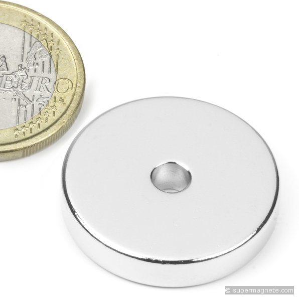 Ring magnet Ø 25/4,2 mm, height 5 mm