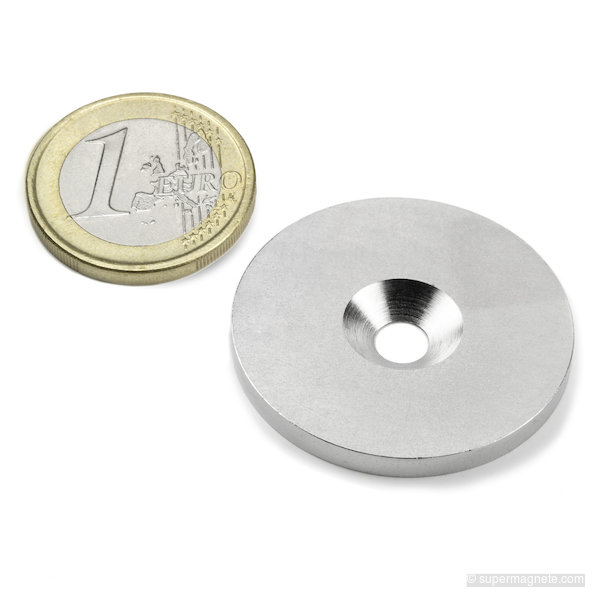 Metalen schijfje met verzonken gat Ø 34 mm