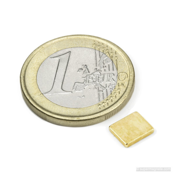 Quadermagnet 7 x 6 x 1,2 mm