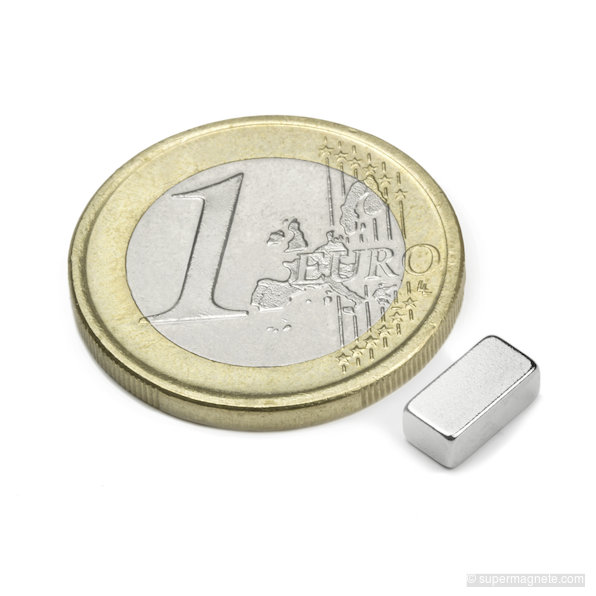 Quadermagnet 8 x 4 x 3 mm