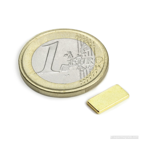 Quadermagnet 10 x 5 x 1,2 mm