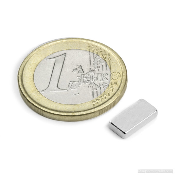 Quadermagnet 10 x 5 x 2 mm