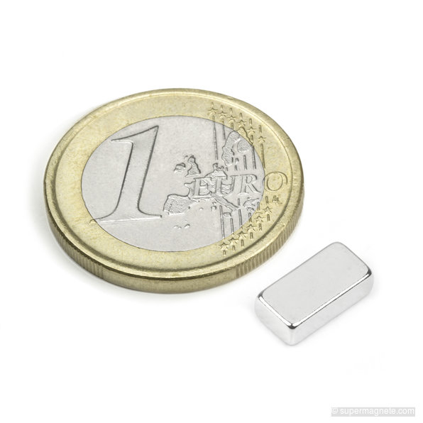 Quadermagnet 10 x 5 x 3 mm