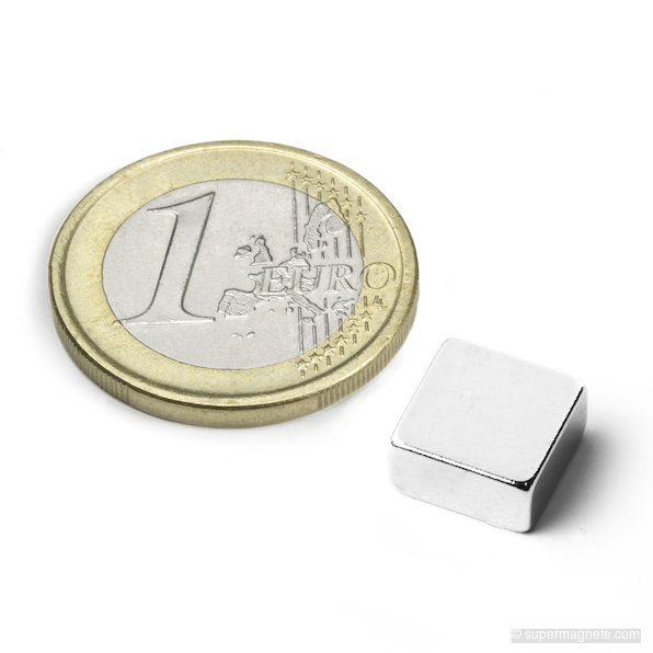 Bloque magnético 10 x 10 x 3 mm