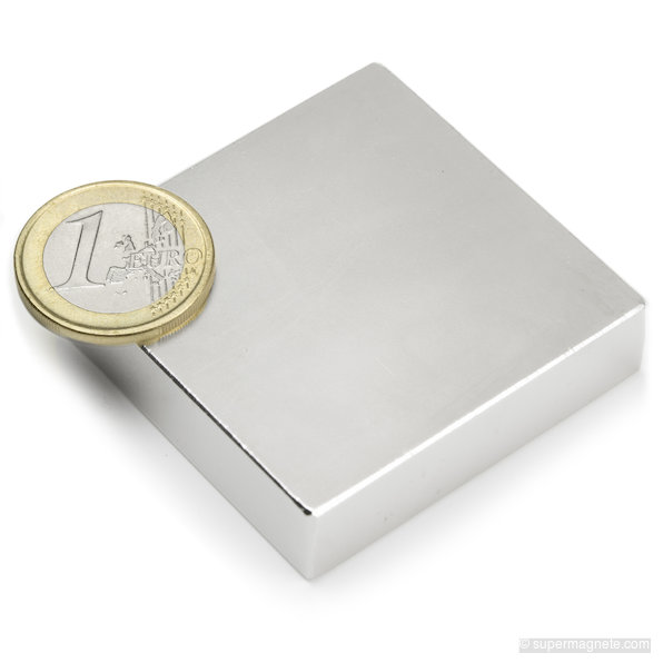 Quadermagnet 50 x 50 x 12,5 mm