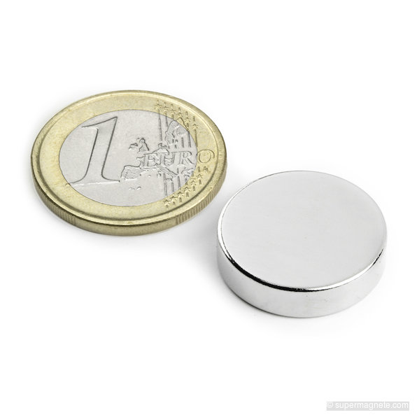 Disque magnétique Ø 20 mm, hauteur 5 mm