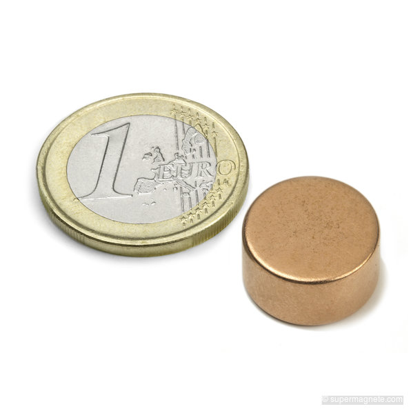 Schijfmagneet Ø 15 mm, hoogte 8 mm