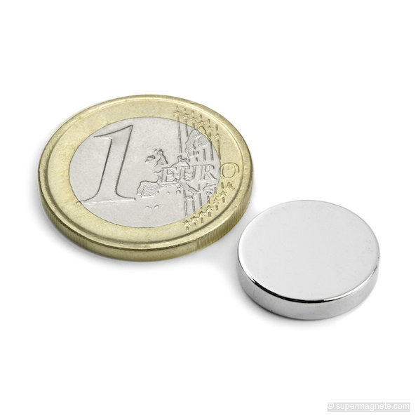 Disque magnétique Ø 15 mm, hauteur 3 mm