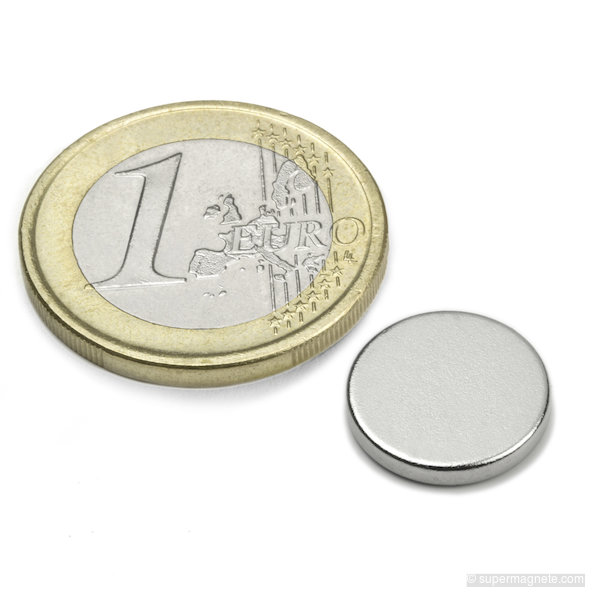 Disco magnetico Ø 13 mm, altezza 2 mm