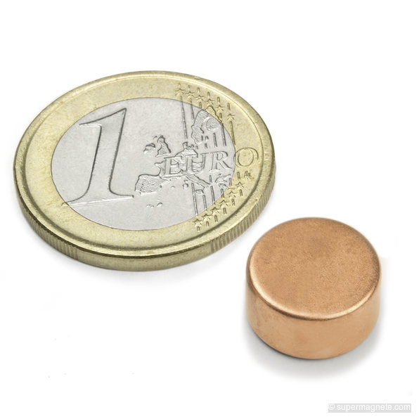 Schijfmagneet Ø 12 mm, hoogte 6 mm