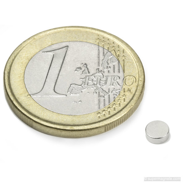 Disco magnético Ø 4 mm, alto 1,5 mm