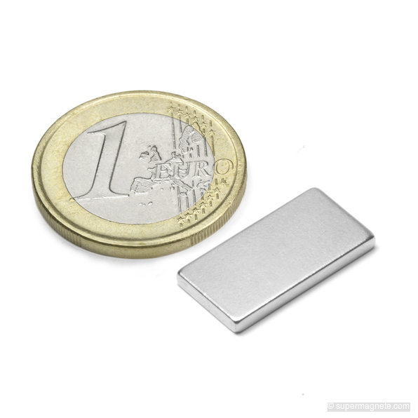 Block magnet 20 x 10 x 2 mm