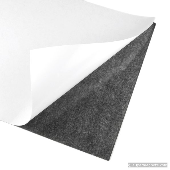 Feuille magnétique autocollante