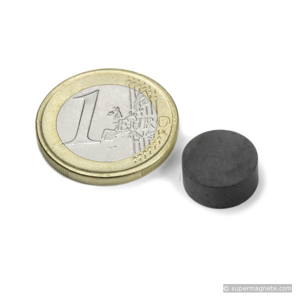 Disque magnétique Ø 12 mm, hauteur 5 mm