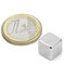 Cube magnet 10 mm, neodymium, N42, vernikkeld
